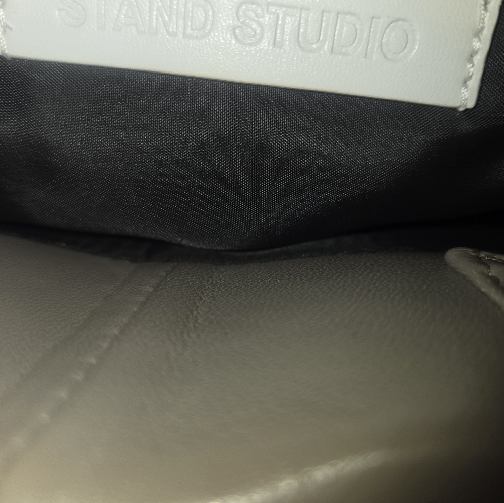 STAND STUDIO Rosanne Leather Puffy Bag Pillow Quilted Crossbody New *read* - Picture 8 of 14